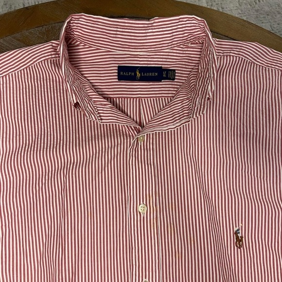 Ralph Lauren red and white Shirt - Picture 2 of 3